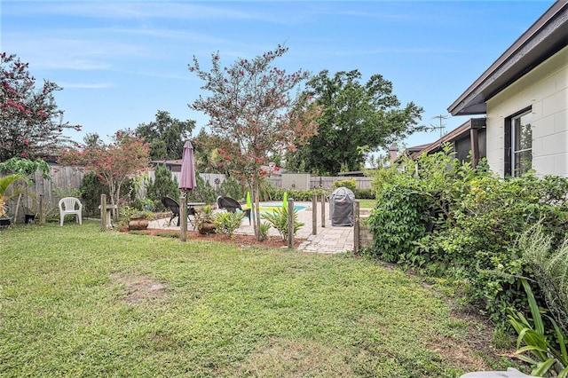 750 Caliente Dr, Brandon, FL 33511 - fenced backyard featuring a patio
