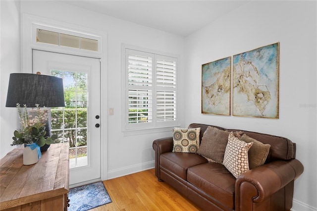 305 Sea Island Way, Tampa, FL 33602 - foyer entrance featuring light wood-type flooring and baseboards