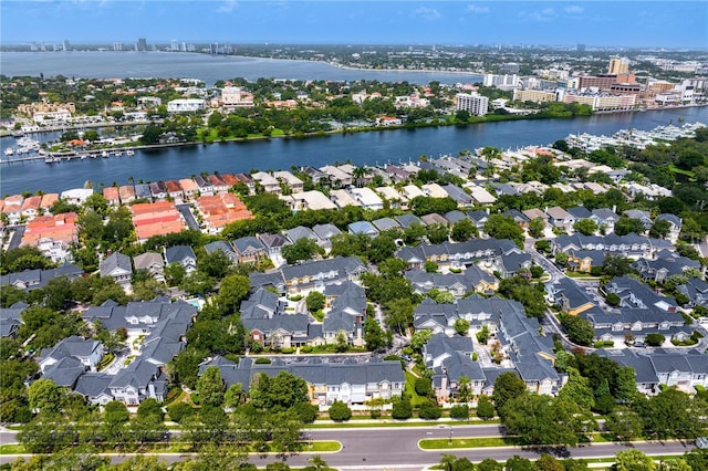 305 Sea Island Way, Tampa, FL 33602 - aerial view of property's location with a nearby body of water and nearby suburban area