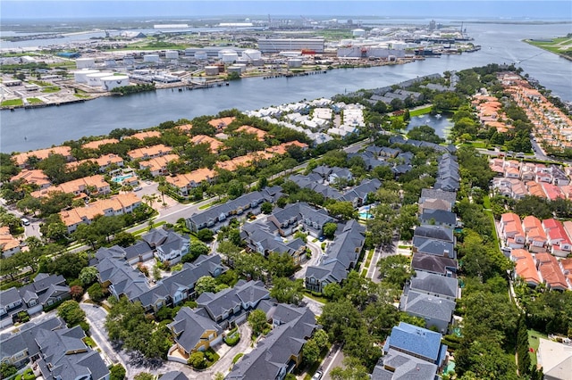 305 Sea Island Way, Tampa, FL 33602 - aerial view of property and surrounding area featuring nearby suburban area and a nearby body of water