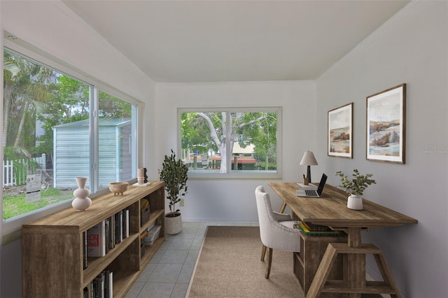 106 W N Branch Rd, Ruskin, FL 33570 - office featuring light tile patterned floors