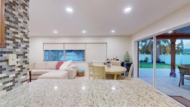 14424 Neptune Rd, Seminole, FL 33776 - living area featuring recessed lighting