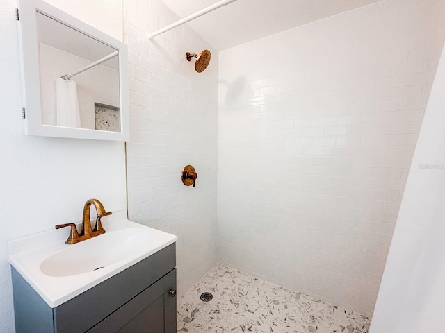 1431 Island Dr S, South Pasadena, FL 33707 - bathroom with vanity and tiled shower