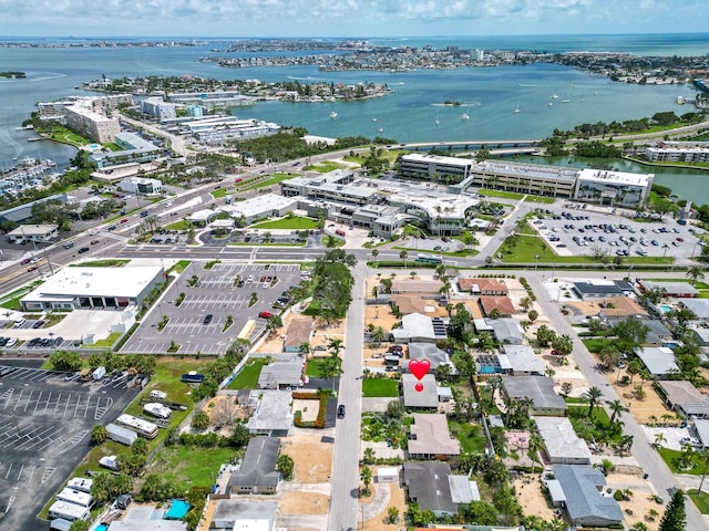 1431 Island Dr S, South Pasadena, FL 33707 - aerial view of property's location with a nearby body of water