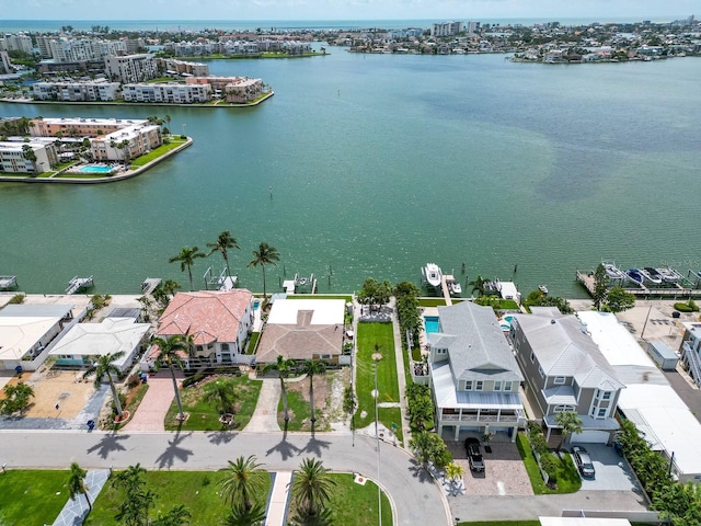 1431 Island Dr S, South Pasadena, FL 33707 - aerial perspective of suburban area featuring a nearby body of water
