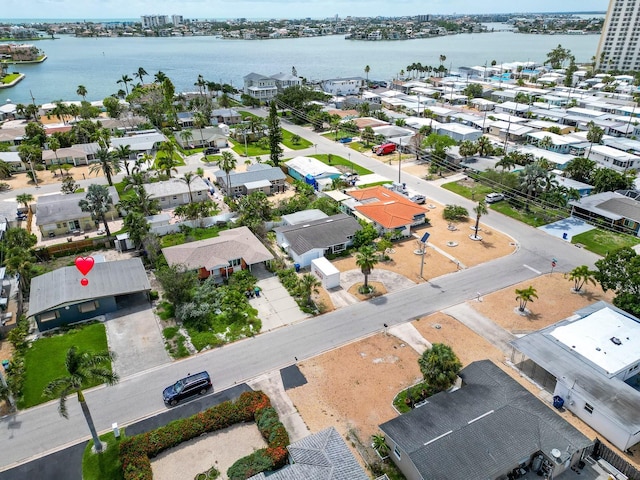 1431 Island Dr S, South Pasadena, FL 33707 - aerial view of residential area featuring a nearby body of water