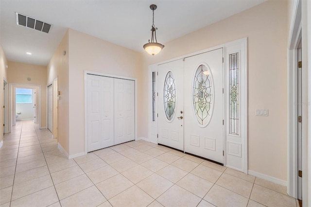 117 Camelot Ridge Dr, Brandon, FL 33511 - foyer entrance with light tile patterned floors