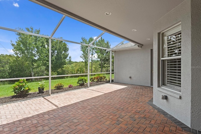 27455 Mistflower Dr, Wesley Chapel, FL 33544 - view of unfurnished sunroom