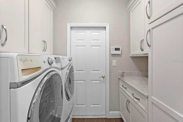 27455 Mistflower Dr, Wesley Chapel, FL 33544 - laundry area featuring cabinet space and independent washer and dryer