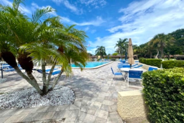 1701 Pinehurst Rd Unit 24B, Dunedin, FL 34698 - community pool with a patio