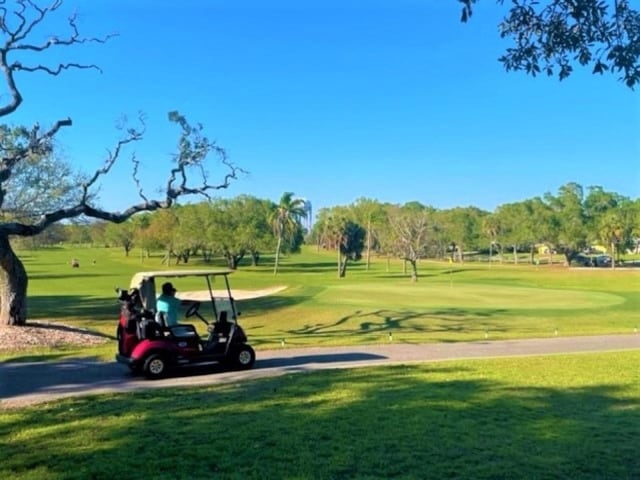 1701 Pinehurst Rd Unit 24B, Dunedin, FL 34698 - view of community with a lawn and golf course view