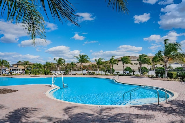 11303 Misty Moss Dr, Wimauma, FL 33598 - community pool with a residential view