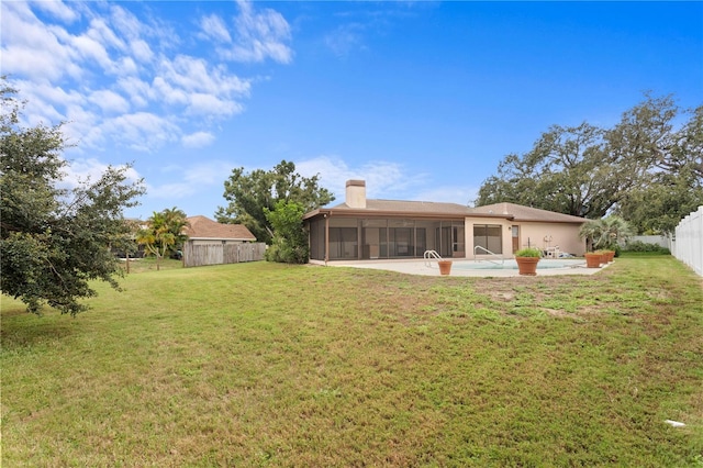 9311 136th Way, Seminole, FL 33776 - view of yard featuring a sunroom