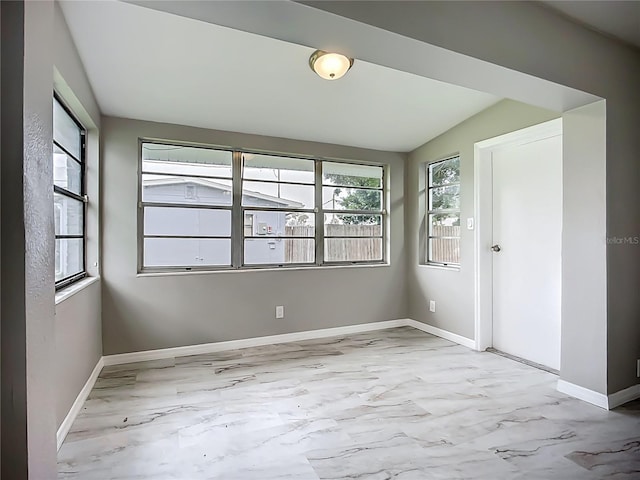 6228 Florida Cir W, Apollo Beach, FL 33572 - spare room with marble finish flooring and baseboards