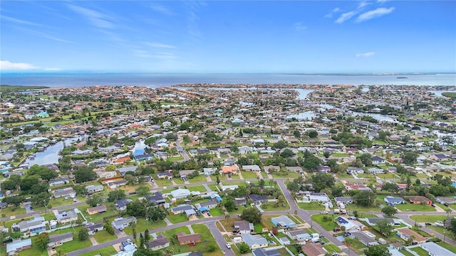 6228 Florida Cir W, Apollo Beach, FL 33572 - aerial overview of property's location featuring a large body of water and nearby suburban area