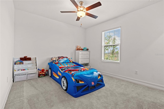 22034 Storybook Cabin Way, Land O Lakes, FL 34637 - carpeted bedroom featuring baseboards and ceiling fan