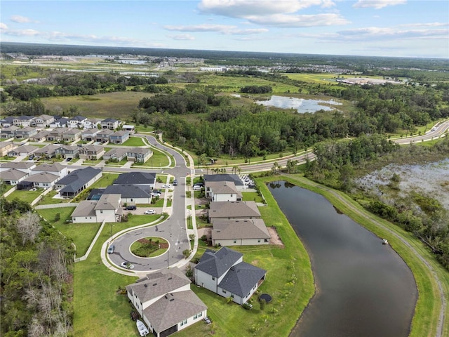 22034 Storybook Cabin Way, Land O Lakes, FL 34637 - aerial view of property's location with a large body of water and nearby suburban area
