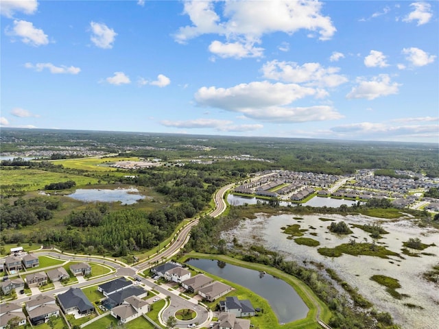 22034 Storybook Cabin Way, Land O Lakes, FL 34637 - aerial view of residential area with a large body of water