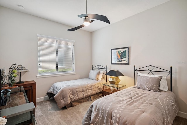 1042 Tuscany Dr, Trinity, FL 34655 - bedroom with carpet and a ceiling fan