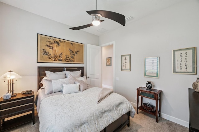 1042 Tuscany Dr, Trinity, FL 34655 - carpeted bedroom featuring baseboards and ceiling fan