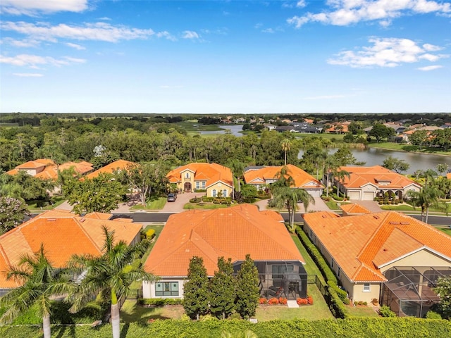 1042 Tuscany Dr, Trinity, FL 34655 - aerial view of residential area featuring a large body of water