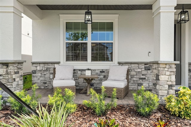 7819 Notched Pine Bnd, Wesley Chapel, FL 33545 - view of porch