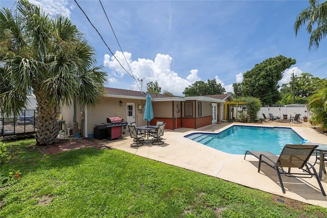 1132 Gershwin Dr, Largo, FL 33771 - view of pool with a patio and a grill