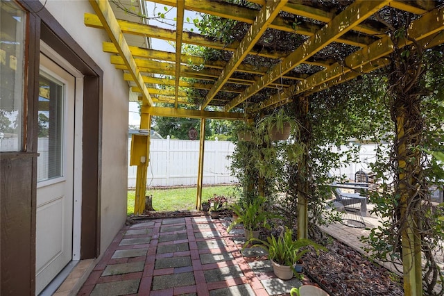 1132 Gershwin Dr, Largo, FL 33771 - view of patio with a pergola