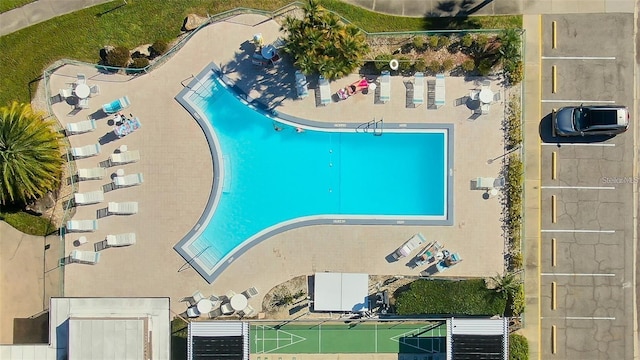 4901 Onyx Ln Unit 204, New Port Richey, FL 34652 - drone / aerial view of a pool