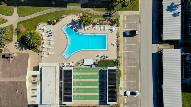 4901 Onyx Ln Unit 204, New Port Richey, FL 34652 - aerial view of a pool area