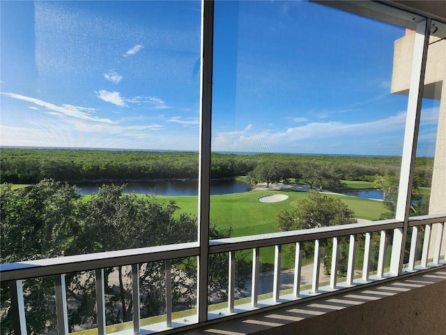 2333 Feather Sound Dr Unit A607, Clearwater, FL 33762 - balcony featuring a water view and view of golf course