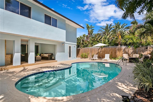 221 42nd Ave, St Pete Beach, FL 33706 - view of pool featuring an outdoor hangout area and a patio