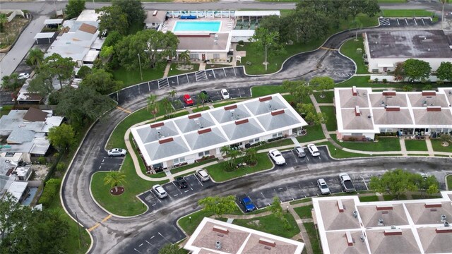 4329 Tahitian Gardens Cir Unit B, Holiday, FL 34691 - aerial view of property and surrounding area with a pool