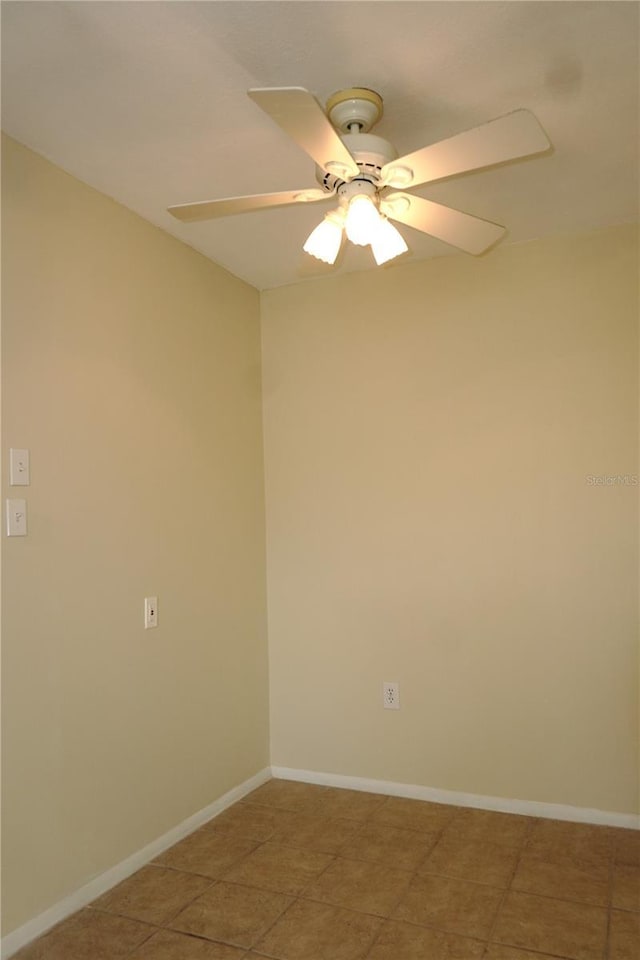 4329 Tahitian Gardens Cir Unit B, Holiday, FL 34691 - empty room with ceiling fan and baseboards