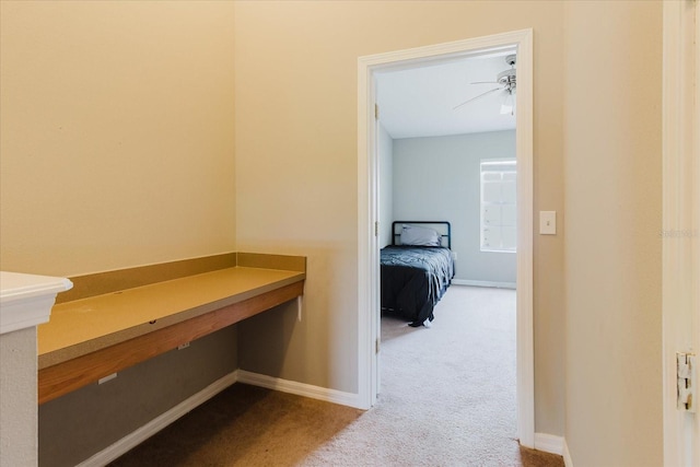 6260 Olivedale Dr, Riverview, FL 33578 - corridor featuring carpet and an office area