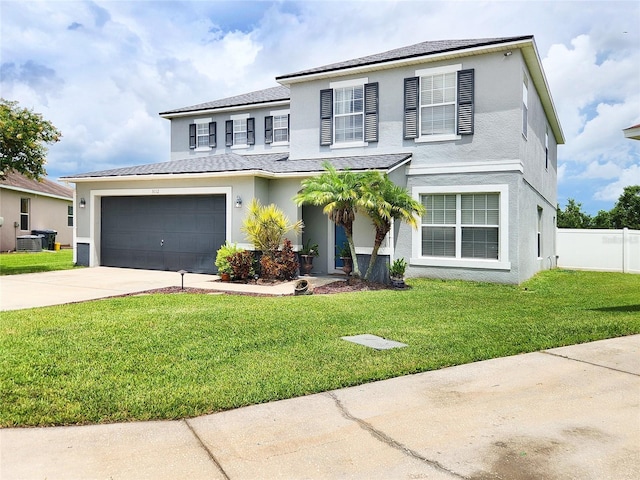 3112 Kearns Rd, Mulberry, FL 33860 - traditional-style home with concrete driveway, stucco siding, and a garage