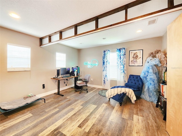 3112 Kearns Rd, Mulberry, FL 33860 - office with wood finished floors and recessed lighting
