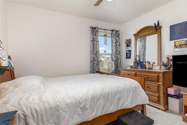 255 Annabelle Way, Davenport, FL 33837 - bedroom featuring light colored carpet and a ceiling fan
