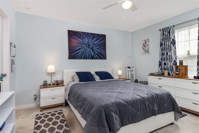 255 Annabelle Way, Davenport, FL 33837 - bedroom with light colored carpet and a ceiling fan