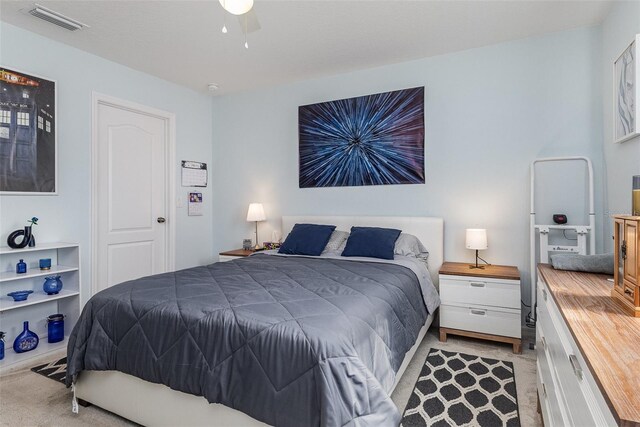 255 Annabelle Way, Davenport, FL 33837 - bedroom with light carpet and ceiling fan