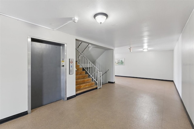 2370 Jamaican St Unit 44, Clearwater, FL 33763 - finished basement with elevator and stairway