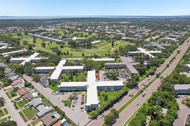 2370 Jamaican St Unit 44, Clearwater, FL 33763 - aerial view of property and surrounding area featuring a nearby body of water
