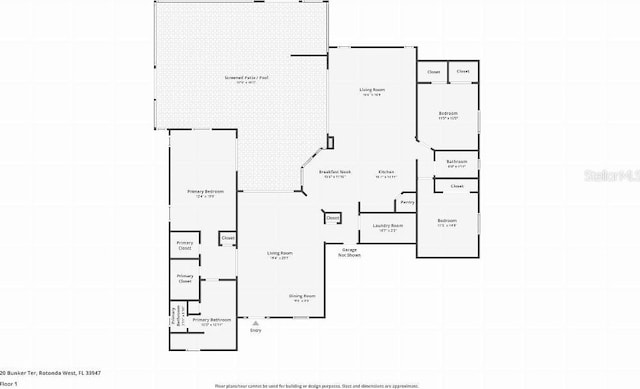 20 Bunker Ter, Rotonda West, FL 33947 - view of room layout