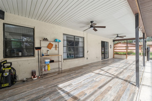 1116 Dagmar Ave, Spring Hill, FL 34606 - deck featuring a ceiling fan