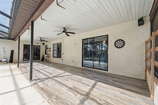 1116 Dagmar Ave, Spring Hill, FL 34606 - wooden deck with a ceiling fan