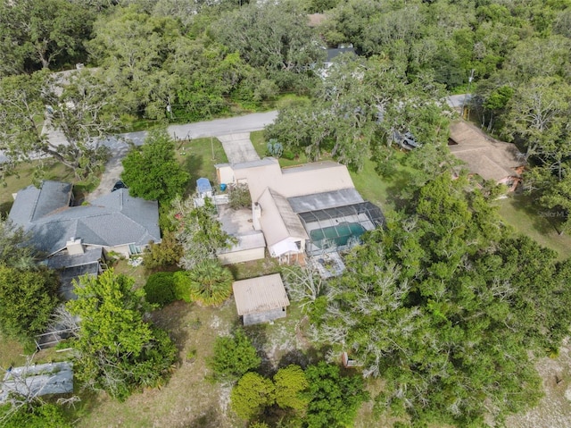 1116 Dagmar Ave, Spring Hill, FL 34606 - bird's eye view of a heavily wooded area