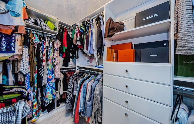 1120 Lancer Ln, Tarpon Springs, FL 34689 - walk in closet with wood finished floors