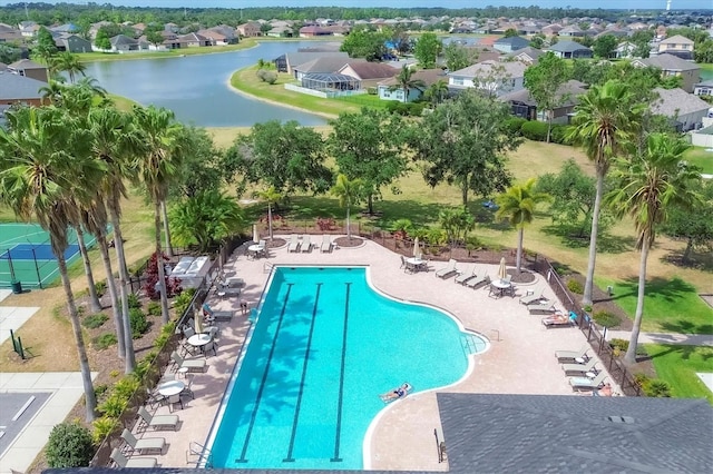 11571 84th Street Cir E Unit 106, Parrish, FL 34219 - community pool with a water view and a residential view