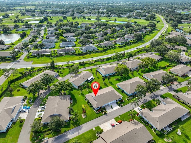 2510 Locksley St Unit 2510, Sun City Center, FL 33573 - aerial view of property's location featuring nearby suburban area and a nearby body of water