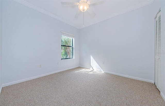 2148 Chianti Pl Unit 1310, Palm Harbor, FL 34683 - unfurnished bedroom featuring carpet flooring, a closet, and ceiling fan
